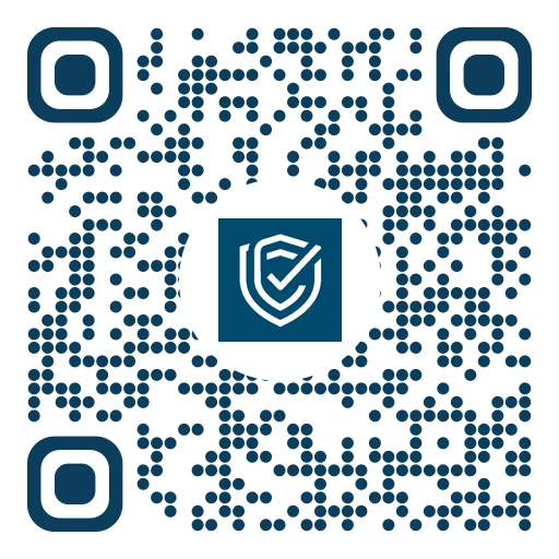 Ejemplo de código QR Premium con el logo y el color de marca de LegalClaro